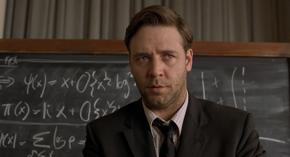 Scena tratta da 
        A Beautiful Mind        