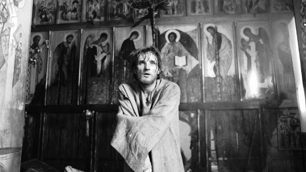 Scena tratta da 
        Andrei Rublev        