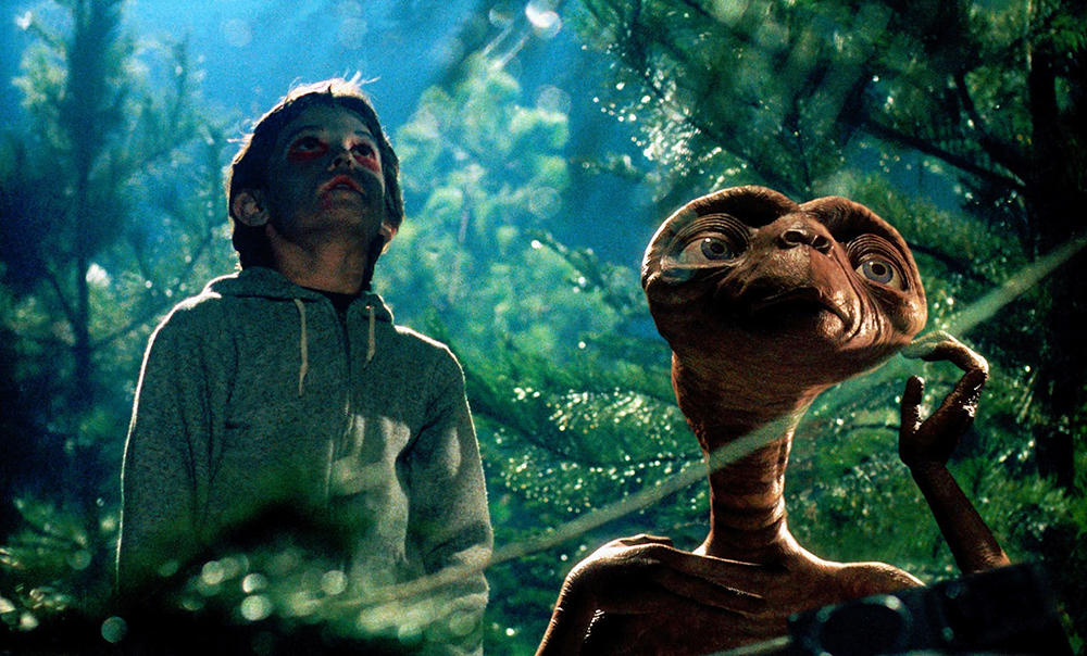 Scena tratta da E.T. l'Extra-Terrestre