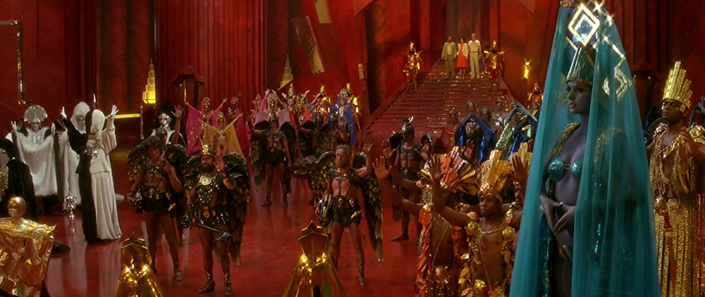 Scena tratta da 
        Flash Gordon        