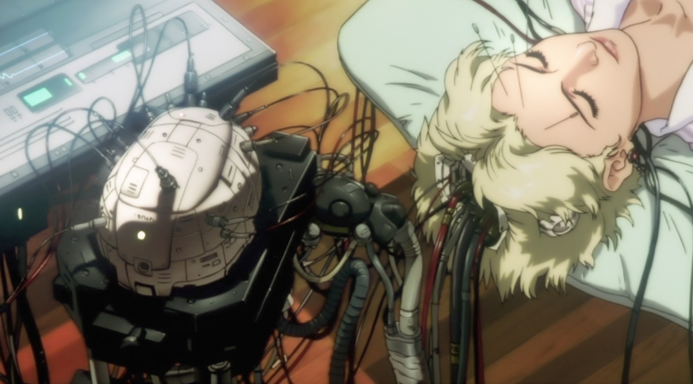 Scena tratta da 
        Ghost in the Shell (1995)        