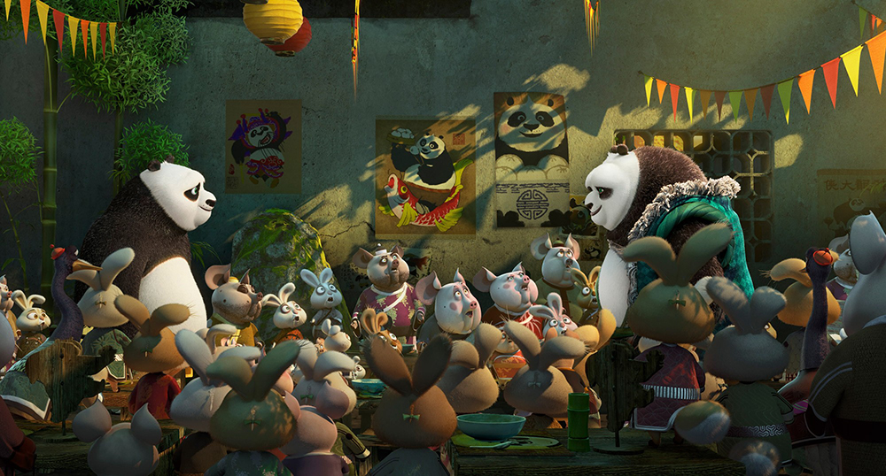 Scena tratta da 
        Kung Fu Panda 3        