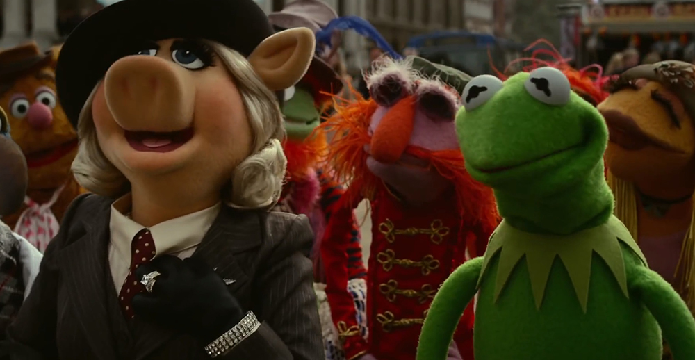 Scena tratta da 
        Muppets Most Wanted        