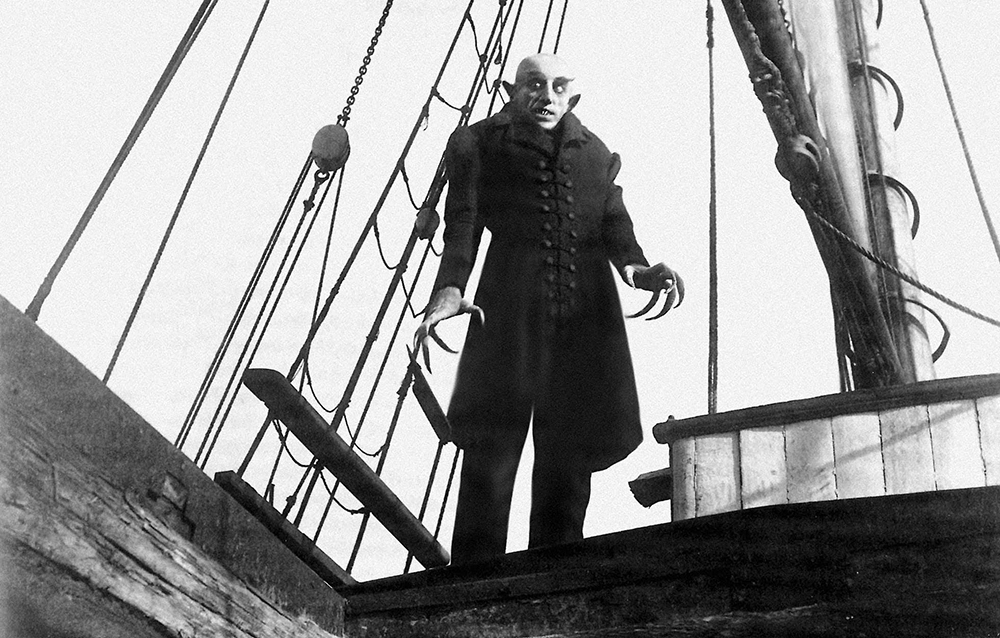 Scena tratta da Nosferatu, eine Symphonie des Grauens