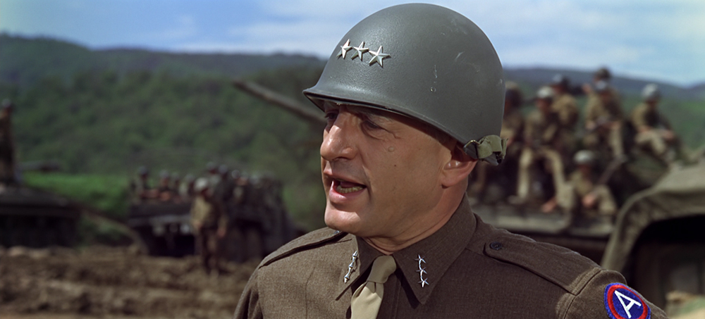 Scena tratta da 
        Patton, Generale d'Acciaio        