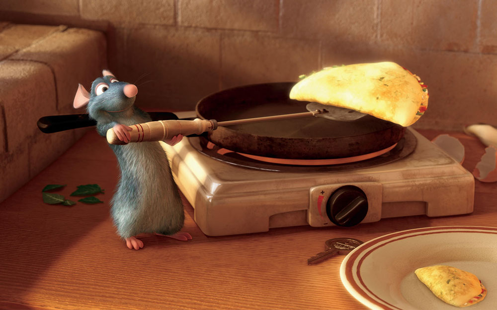 Scena tratta da 
        Ratatouille        