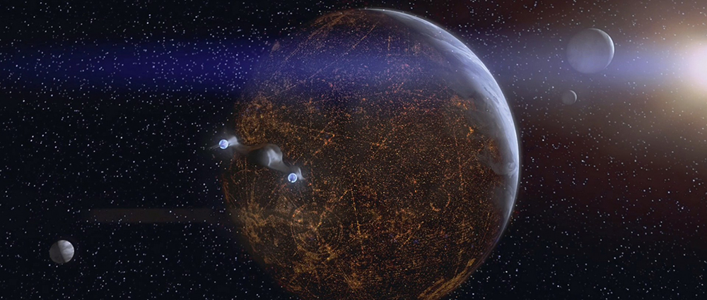 Scena tratta da 
        Guerre Stellari Episodio I: La Minaccia Fantasma        