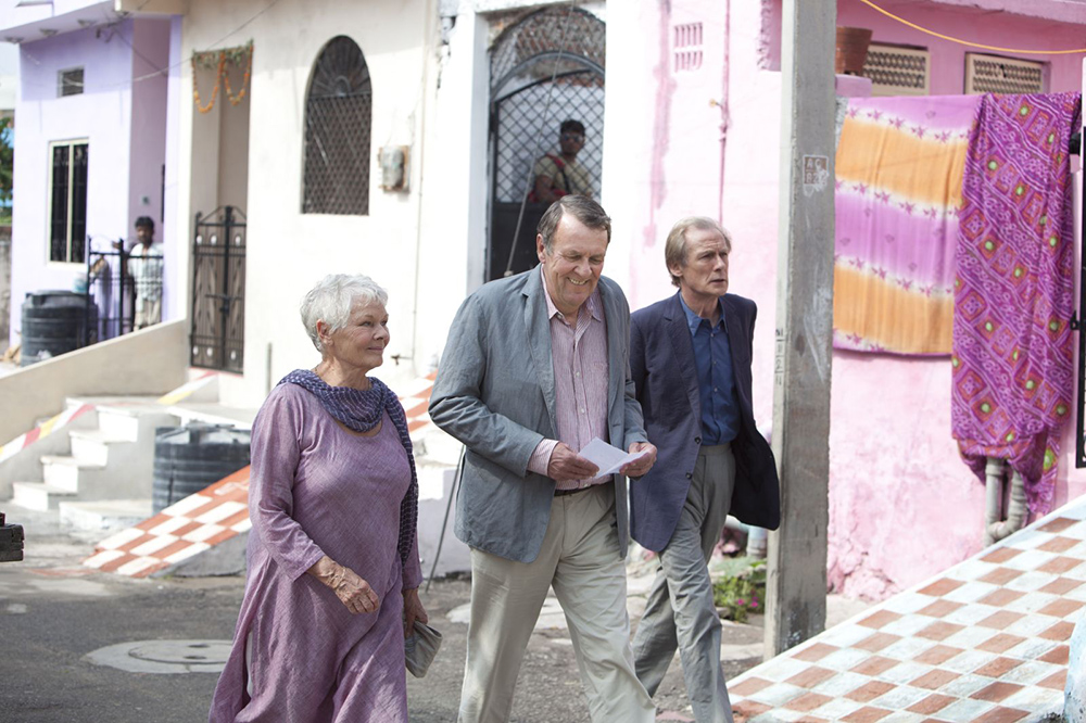 Scena tratta da 
        Marigold Hotel        