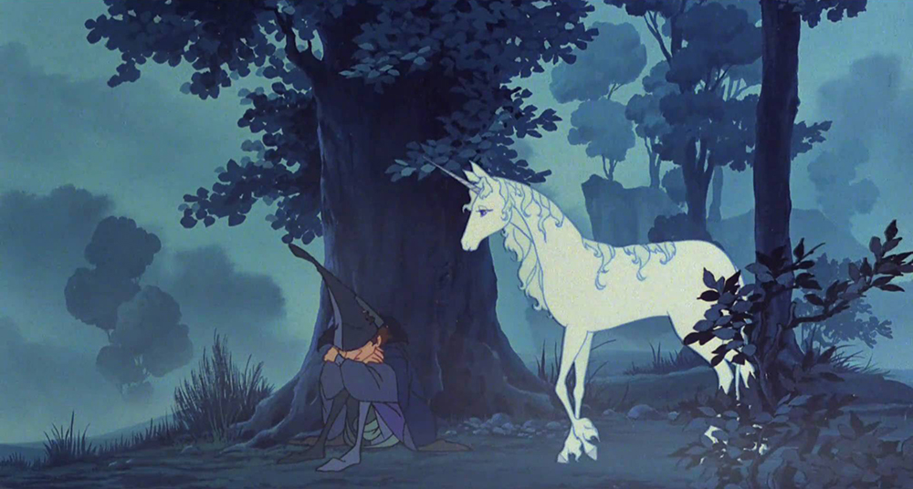 Scena tratta da The Last Unicorn