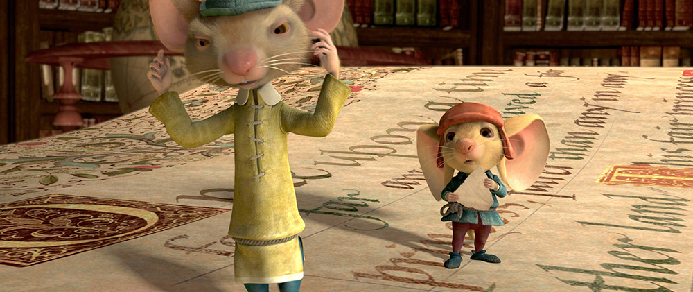 Scena tratta da 
        Le Avventure del Topino Despereaux        