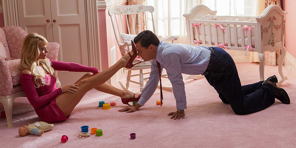 Scena tratta da 
        The Wolf of Wall Street        