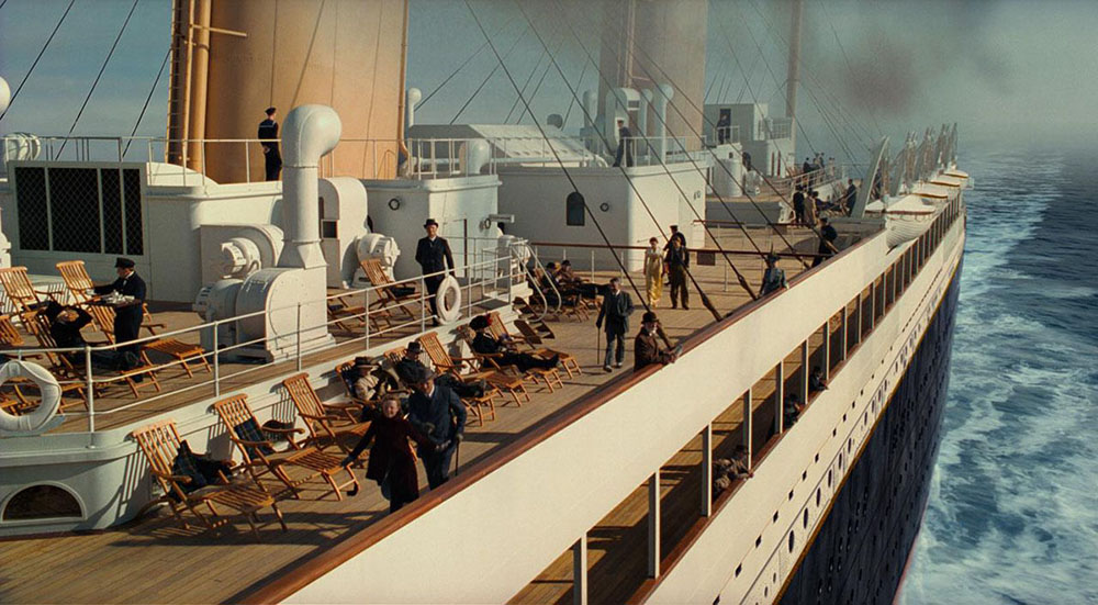 Scena tratta da 
        Titanic        