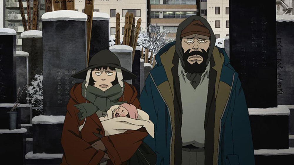 Scena tratta da Tokyo Godfathers