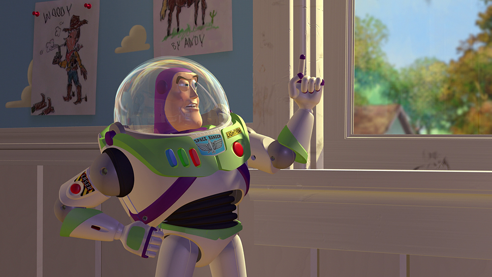 Scena tratta da 
        Toy Story - Il Mondo dei Giocattoli        