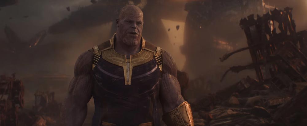 Scena tratta da Avengers: Infinity War