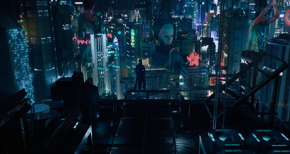 Scena tratta da Ghost in the Shell (2017)