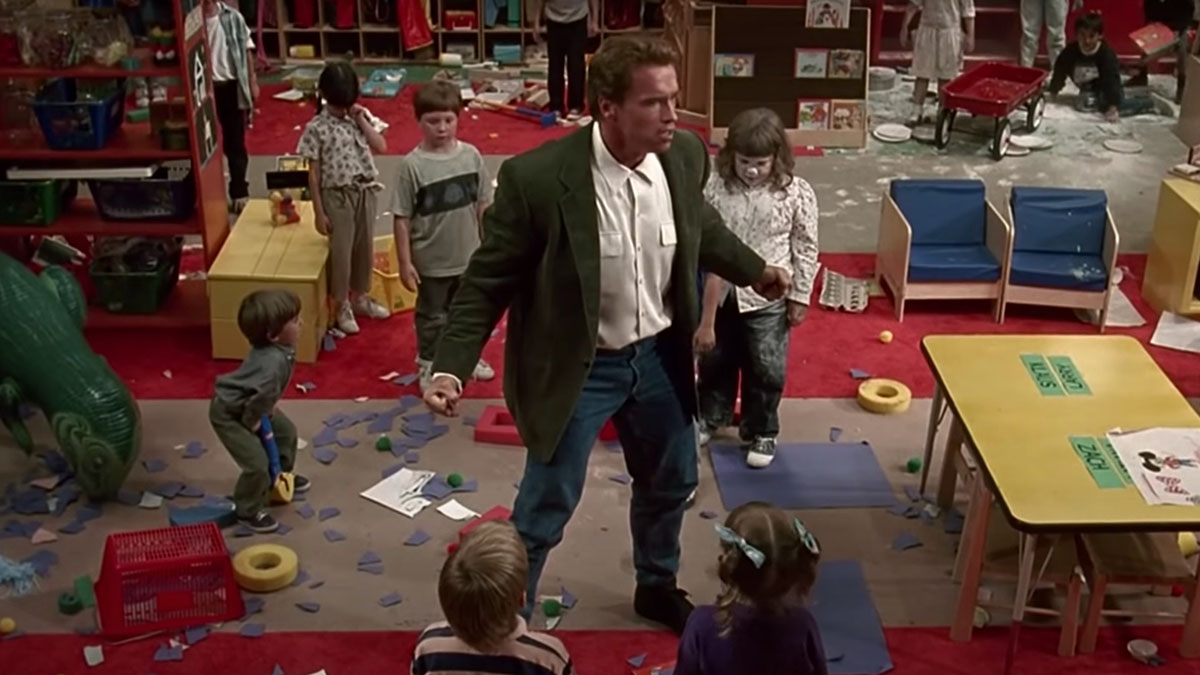 Scena tratta da Kindergarten Cop