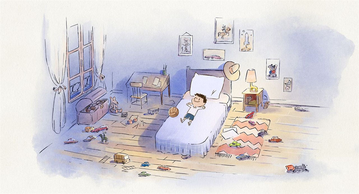 Scena tratta da 
        Le Avventure del Piccolo Nicolas        